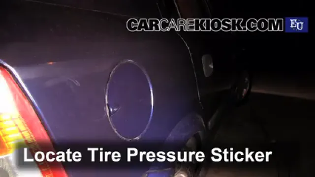 1999 Opel Astra Elegance 1.6L 4 Cyl. Neumáticos y ruedas Controlar presión de neumáticos